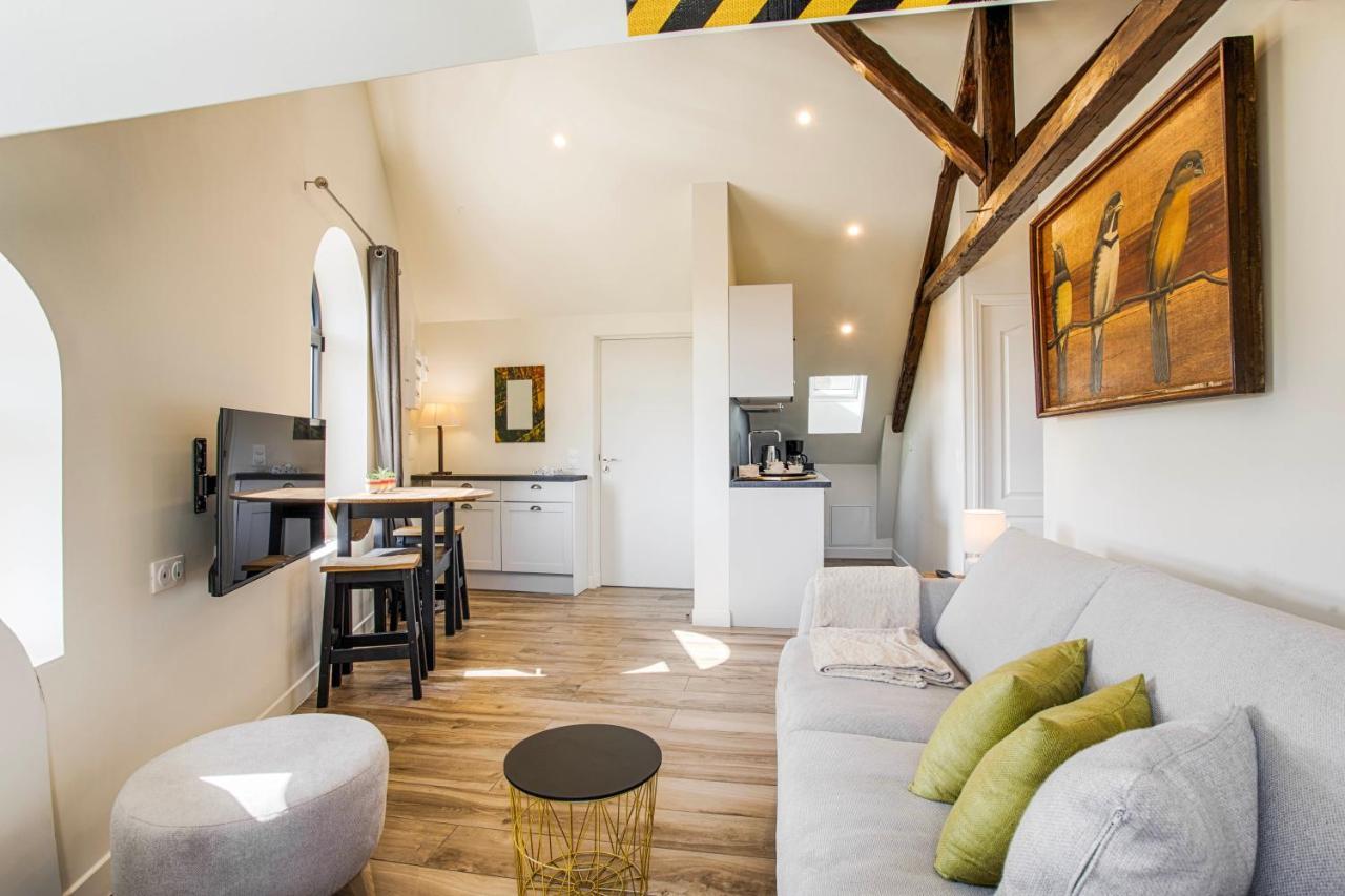 Beau L.O.F.T. Sous Les Toits - Vue Sur Mer 2 A 4 Personnes - Residence La Vague Houlgate Kültér fotó